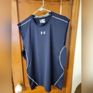 Under Armour Navy Blue Sleeveless tank